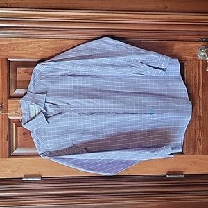 Men's Gold Label Roundtree & Yorke Dress Shirt Size 15 1/2 x 34
